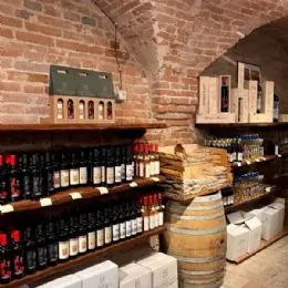 Cellar shop Abbey of Monte Oliveto Maggiore