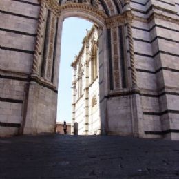 Vista del Duomo di Siena