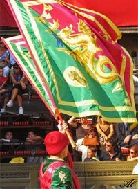 Drapeau du Palio de Sienne